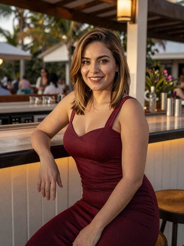 Camila, 40, from South Beach Miami at a lounge bar