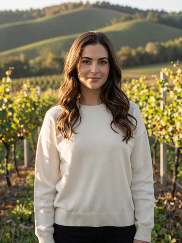 Emily, 24, from Bexley at a local vineyard